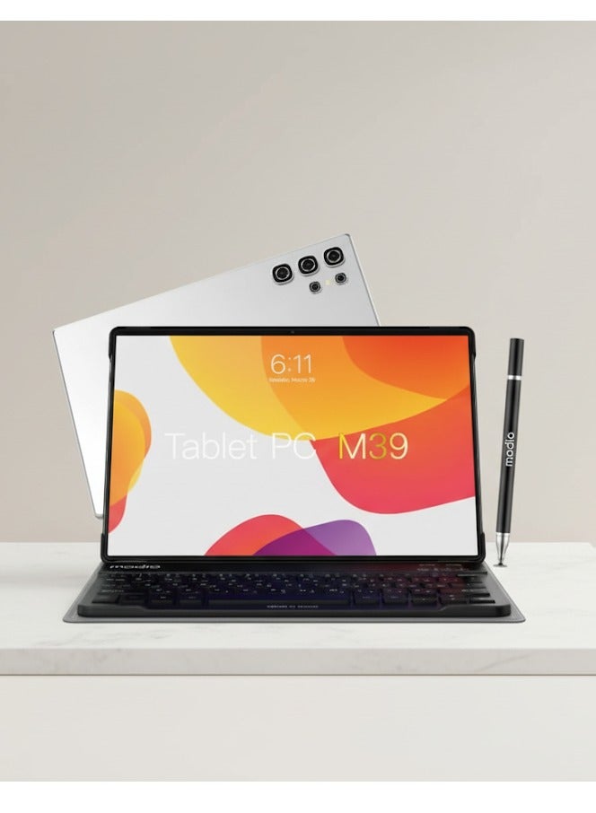 MODIO TAB M39 Tablet 10.1" Android Tablet PC, 12GB RAM 512GB ROM, Dual SIM 4G, WiFi, Bluetooth, Dual Camera – Large Display, Fast Performance - Image 4