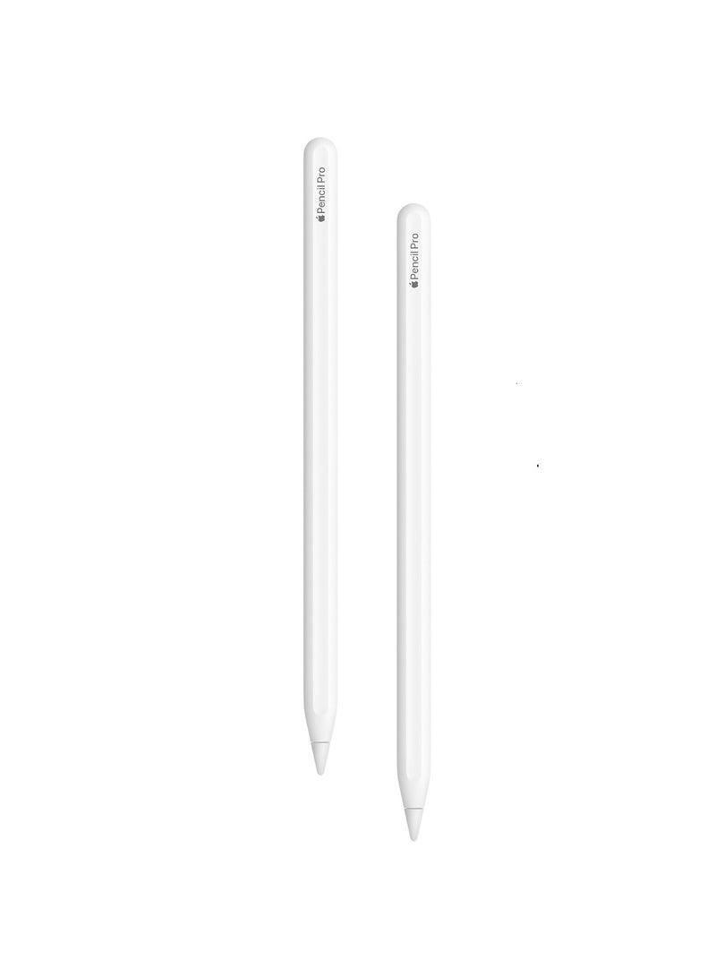 Apple Pencil Pro: Latest Model - iPad Compatibility Check Required - Pixel-Perfect Precision, Tilt and Pressure Sensitivity, Perfect for Note-Taking, Drawing, and Art. Charges and Pairs Magnetically - WhiteBundle - Image 1