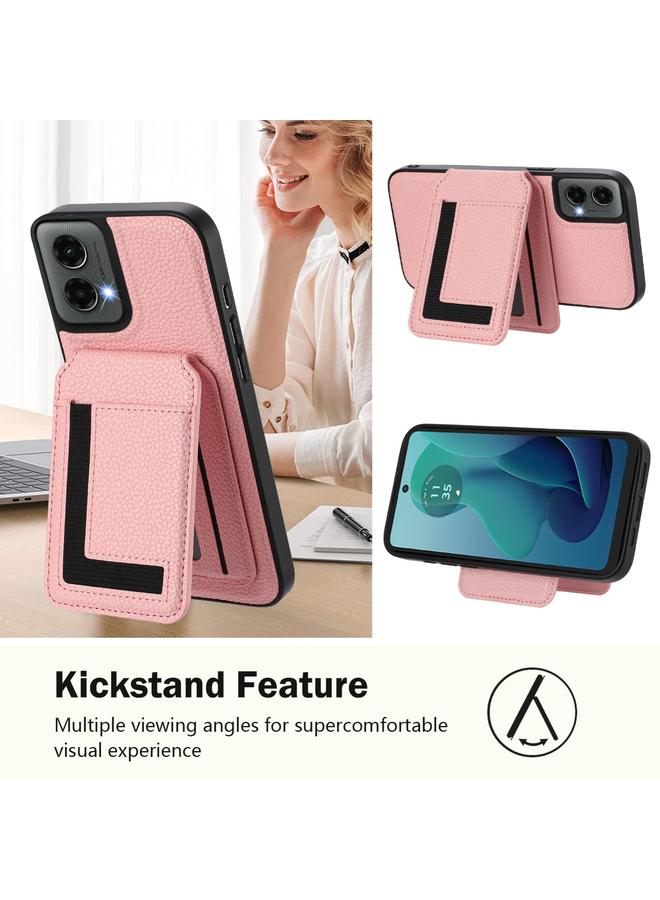 اس-توب جراب لهاتف Motorola Moto G 5G 2024 CX01 جراب هاتف مغناطيسي قابل للفصل مع حامل بطاقات Magsafe - Image 3