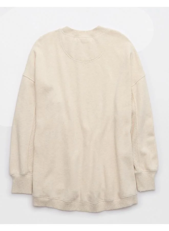 آري من امريكان ايجل Aerie Long Weekend Sweatshirt