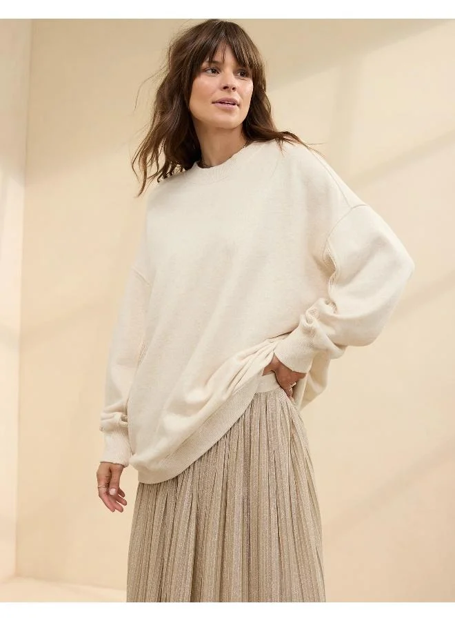 آري من امريكان ايجل Aerie Long Weekend Sweatshirt