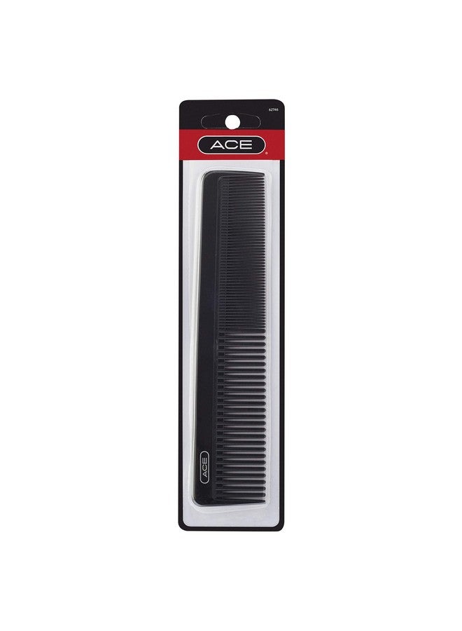 ACE GOODY Ace Hair Dressing Comb - 7.5 Inch, Black - Great for All Hair Types - Fine Comb Teeth for Thin to Medium Hair  - Image 1