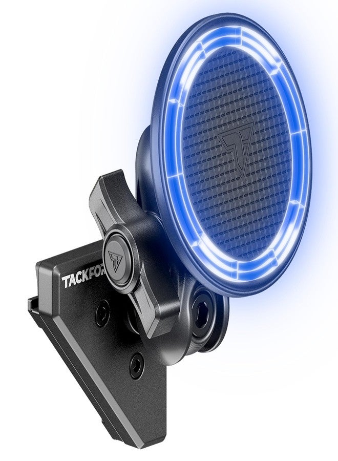 Tackform Link Vent Mount Magnetic Phone Holder - Compatible with MagSafe, 2021-2025 Ford F150 & Raptor, 2023-2025 Ford Super Duty | Billet Aluminum | Zero Slip | 2" Arm | Black - Image 1