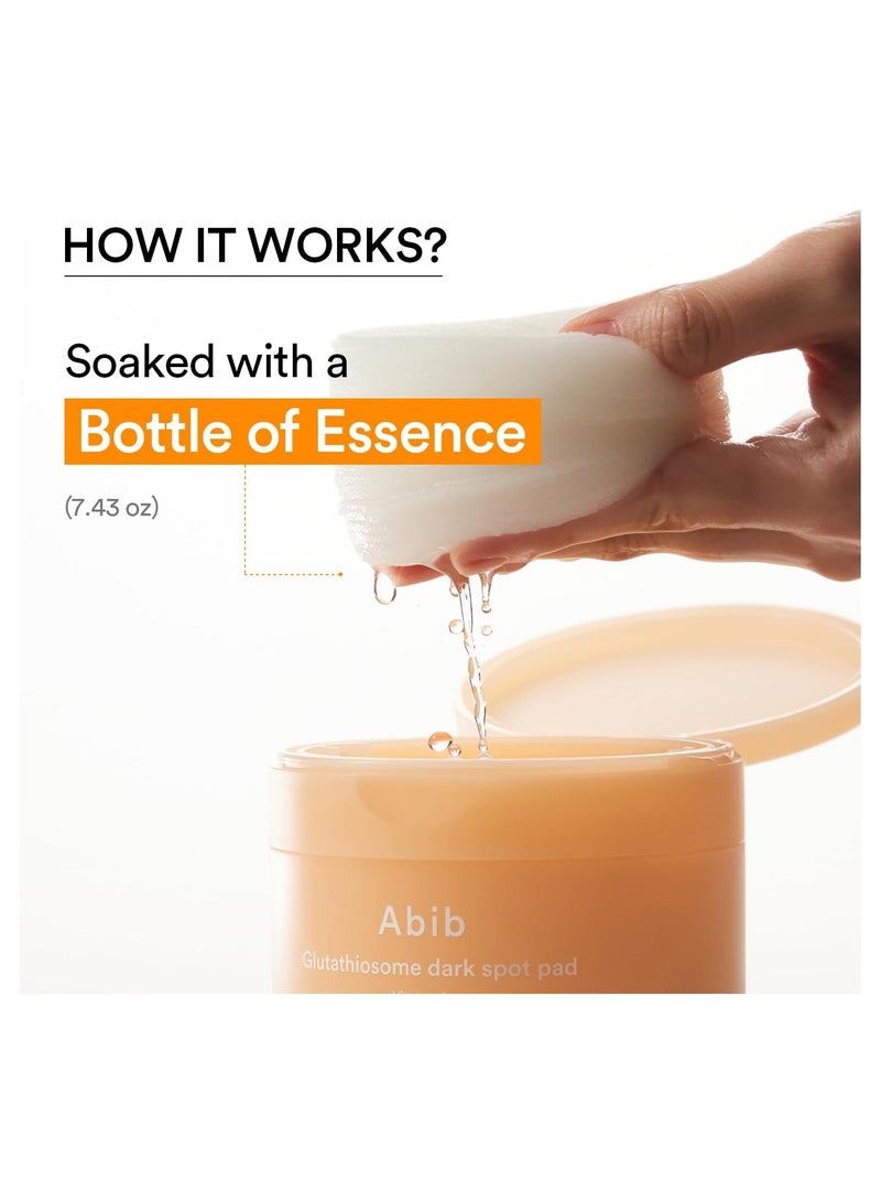 ابيب مناديل فيتا تاتش غلوتاثيون للبقع الداكنة، 60 منديلًا/7.43 أونصة سائلة، مناديل كورية تونيك للبقع الداكنة وفرط التصبغ للبشرة الحساسة - Image 4