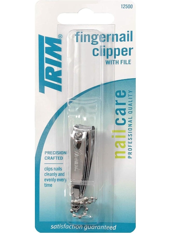 Trim Nailcare Fingernail Steel Clipper With File, Item Number 12500 (Pack Of 6) - Image 3