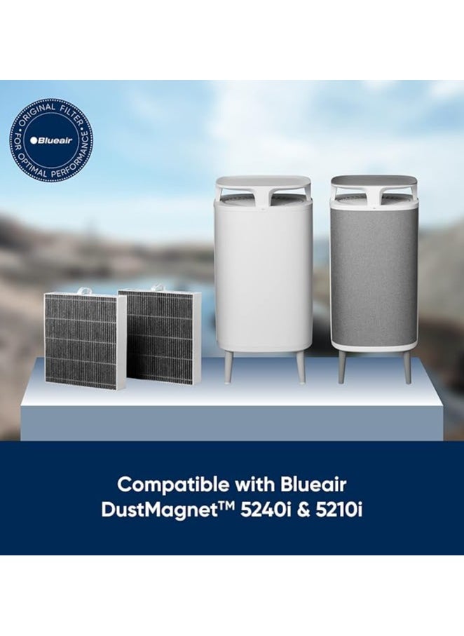 Blueair DustMagnet 5200 Series Combo Filter | Replacement Filter for DustMagnet 5210i, 5240i, Removes 99.97% of Airborne Particles, 6-12 months of use - Grey - 2pcs  - Image 3