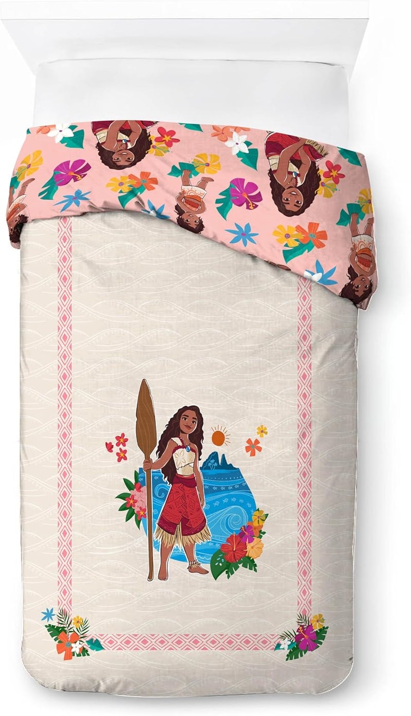 Jay Franco Disney Moana 100% Cotton Single Duvet Cover Set - Includes 50 x 70cm Pillowcase - Image 2