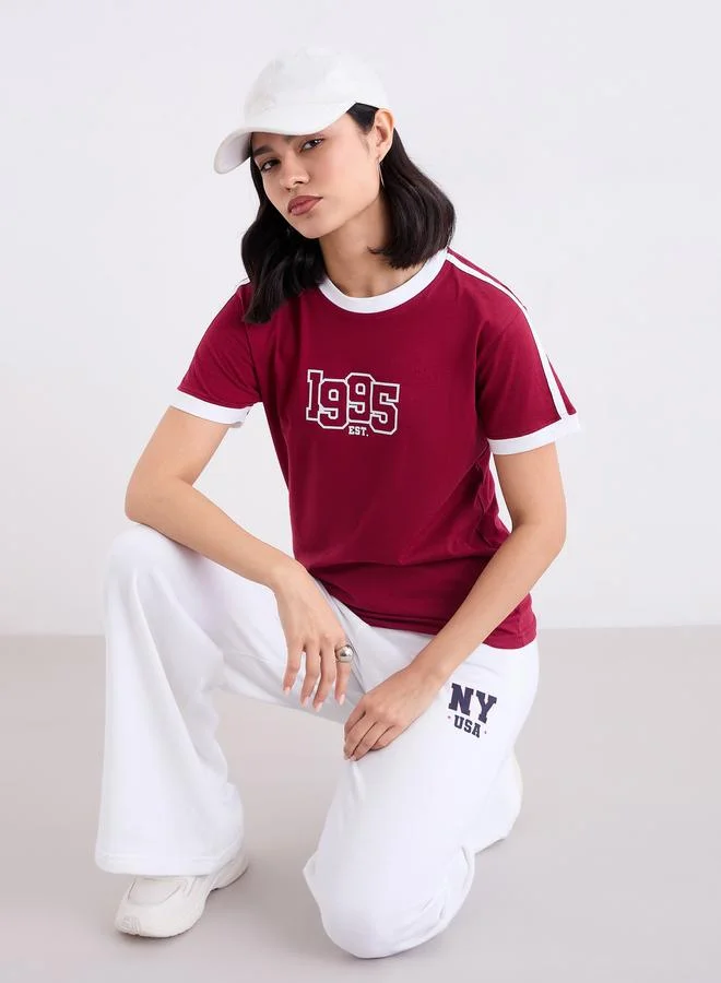 Styli Styli Women Off White Wide Leg Joggers