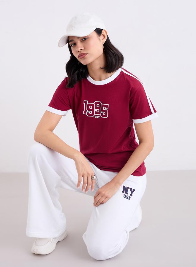 Styli Women Off White Wide Leg Joggers - Image 1