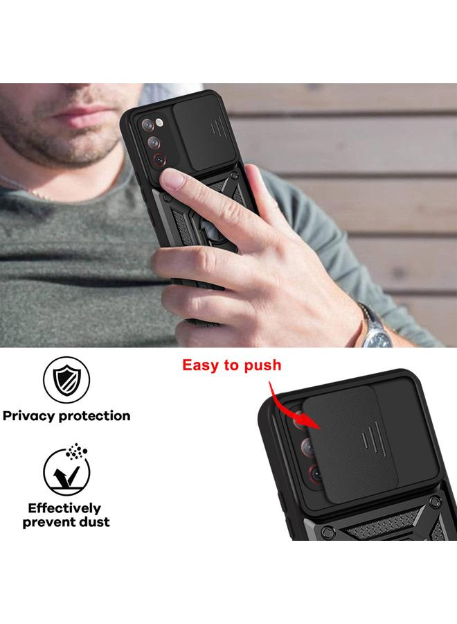 S-TOP Case For Samsung Galaxy S20 FE 5G Sliding Camera Cover Design TPU+PC Protective Case - Image 4