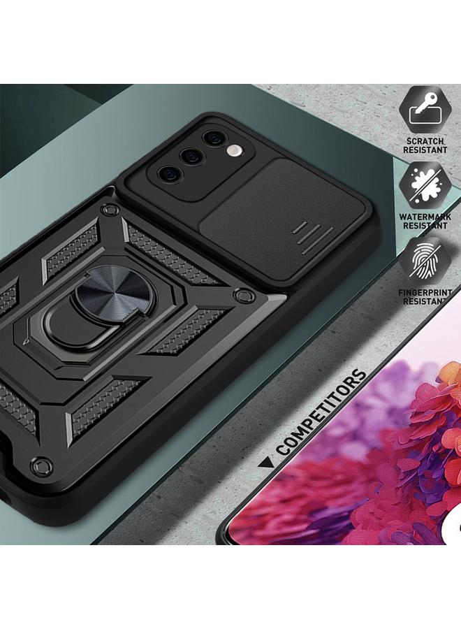 S-TOP Case For Samsung Galaxy S20 FE 5G Sliding Camera Cover Design TPU+PC Protective Case - Image 5