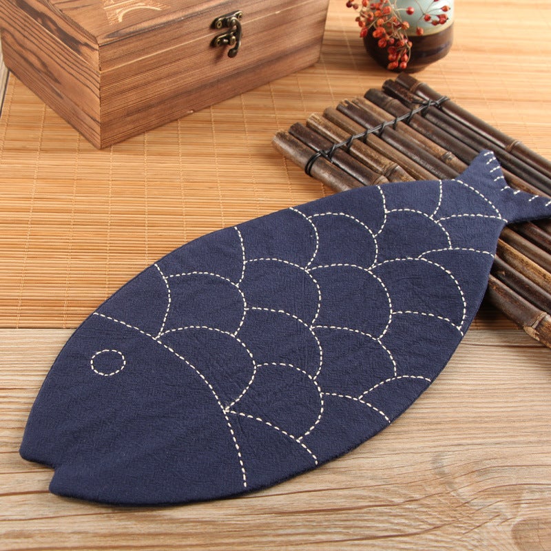 Diy Handmade Embroidery Material Bag Kit Fabric Tea Mat Coaster Creative Gift Stitch Embroidery Beginner Material Bag - Image 2