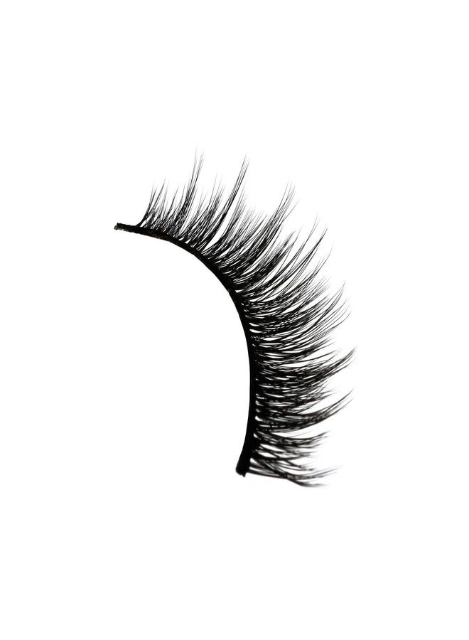 Amorus 3D Hand made Faux Mink Black Lashes #32 Nature fluffy light Reusable (12 PACK) - Image 3