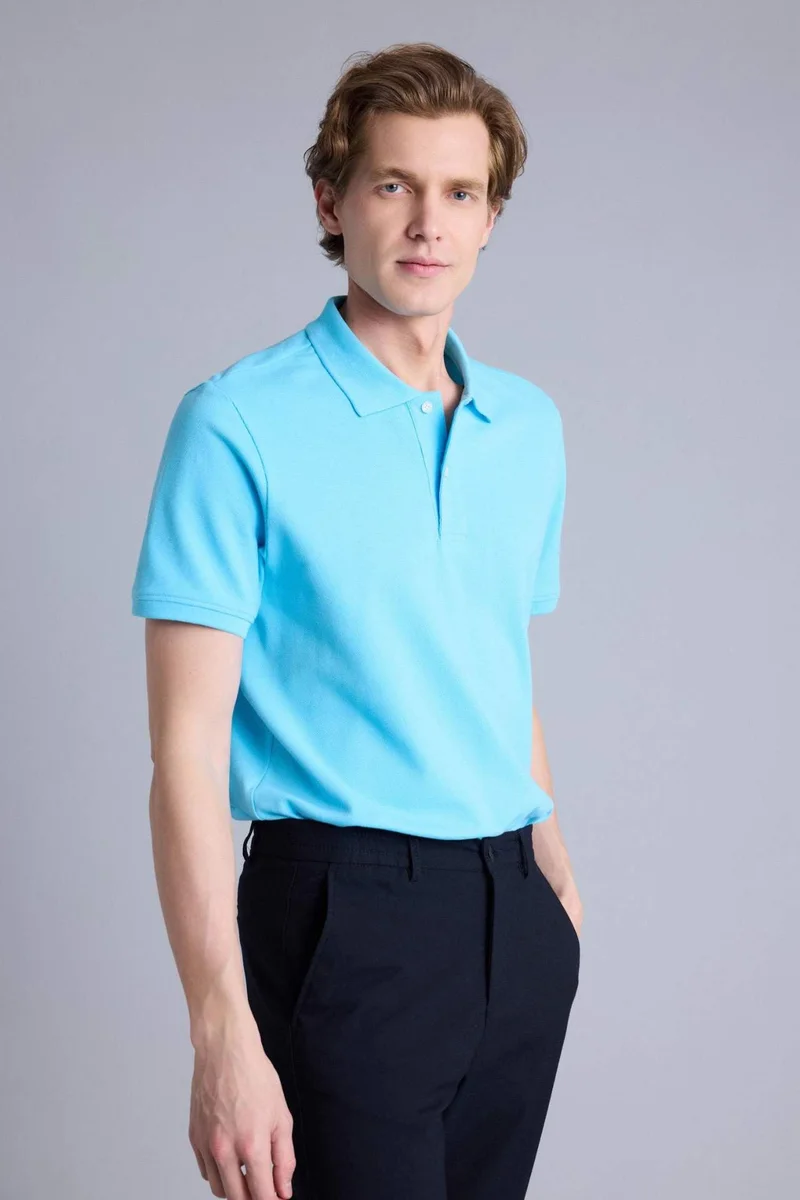 DeFacto 100% Cotton Polo T-Shirt