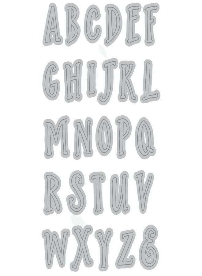 Recollections Cutting Template - Uppercase Alphabet