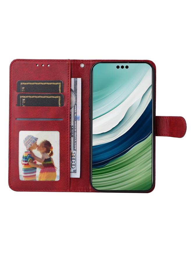 اس-توب جراب هاتف Huawei Mate 60 الكلاسيكي المصنوع من جلد العجل القابل للطي - Image 4