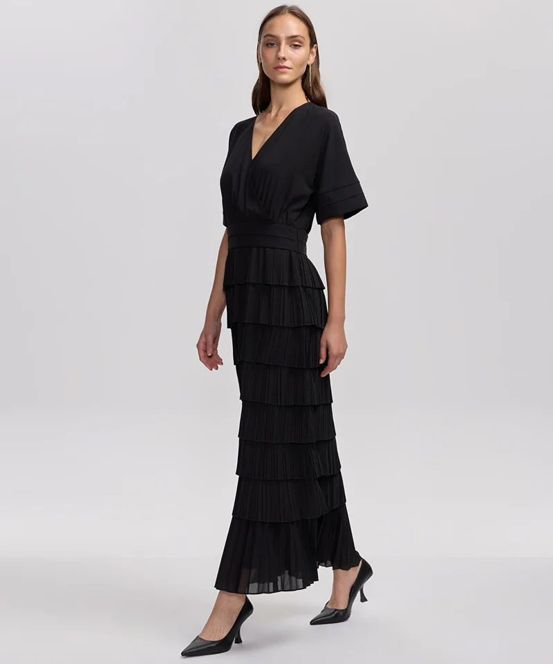 ابيكول Pleated Maxi Dress