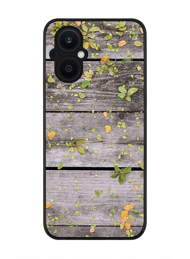 Stylizedd Rugged Black edge case for Oppo Reno7 Z  Slim fit Soft Case Flexible Rubber Edges Anti Drop TPU Gel Thin Cover - Backyard Patio - Image 1