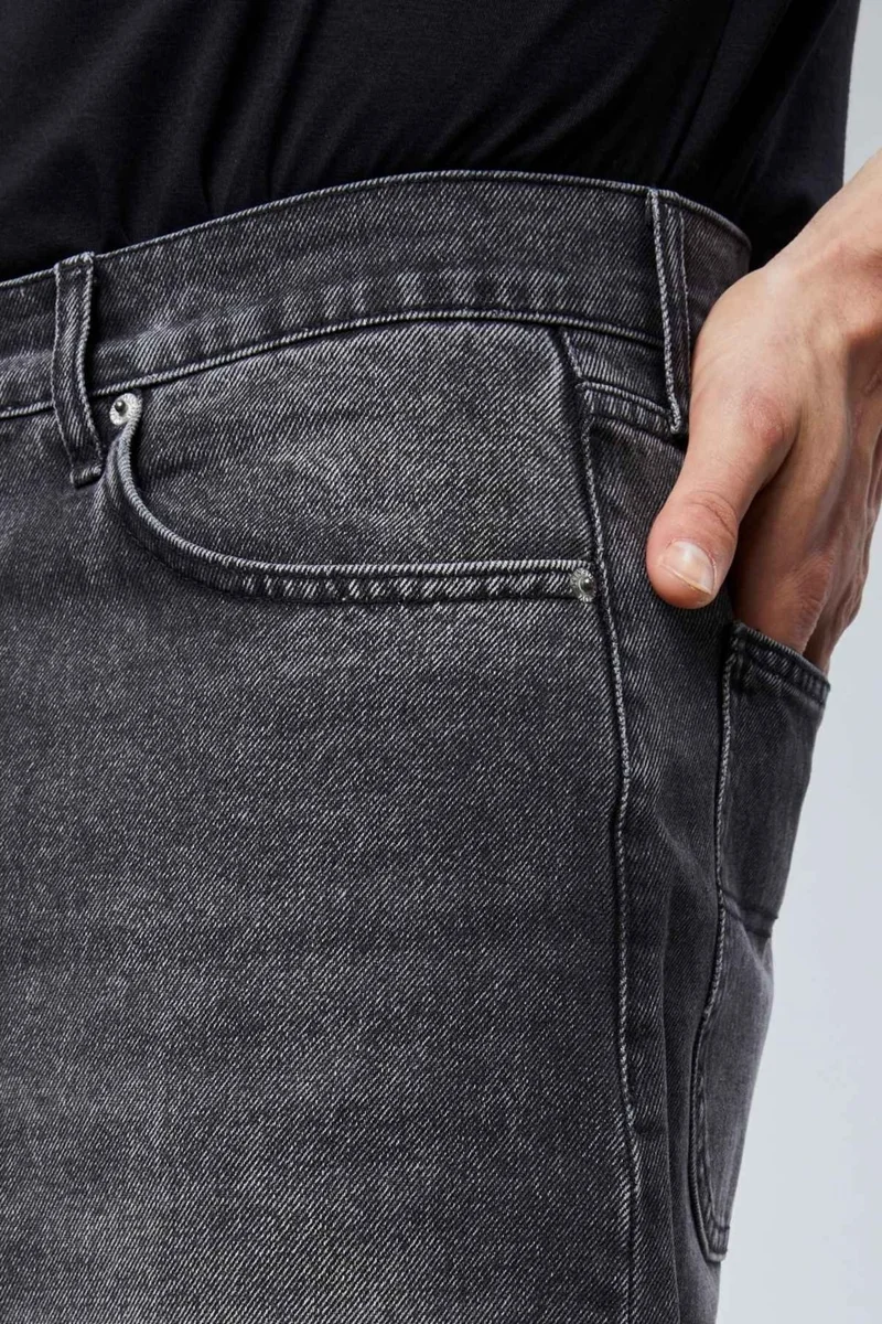 Cedy Denim Men's High Waist Baggy Skater Jean