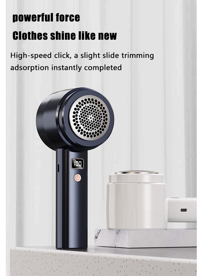Arabest Rechargeable Fabric Shaver, Electric Commercial Lint Remover with LED Display , 3-Speeds for Removing Fuzz and Pill from Clothes, Furniture, Sweater, Couch and Blanket  - Image 4