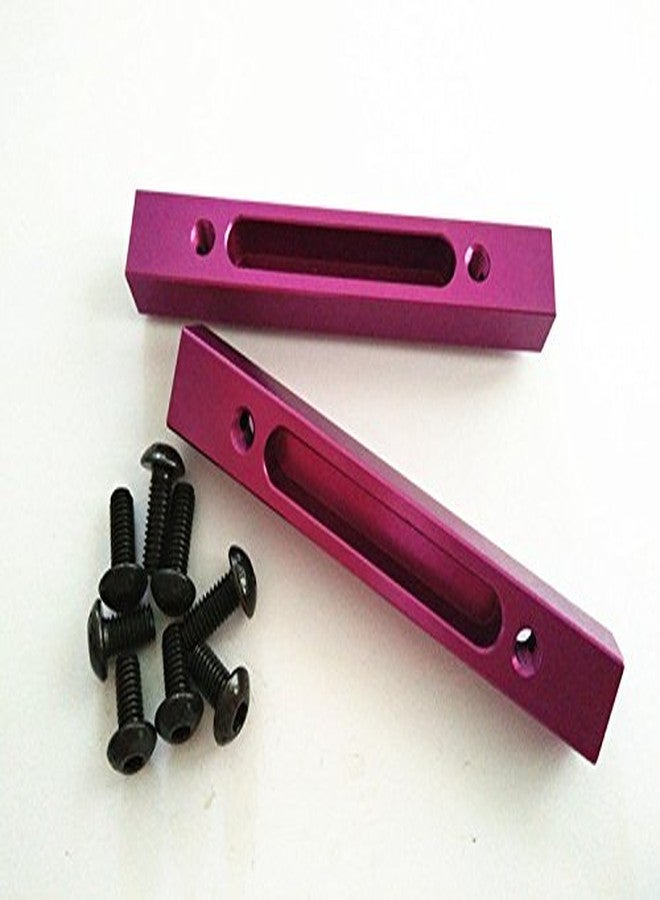 EPTNNASO Aluminum Front or Rear Chassis Joint Bar Purple - 2pcs Set for HPI Savage 5.9 K4.6 Flux 86386 102272 - Image 1