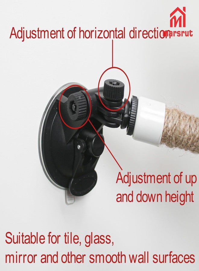 Marsrut Suction Cup Rope Bird Perch - Bendable Parrot Standing Toy for Climbing & Grinding, Engagement Toys for Window, Bath, Car, Travel, Birdcage Accessories for Small & Medium Bird - Image 3