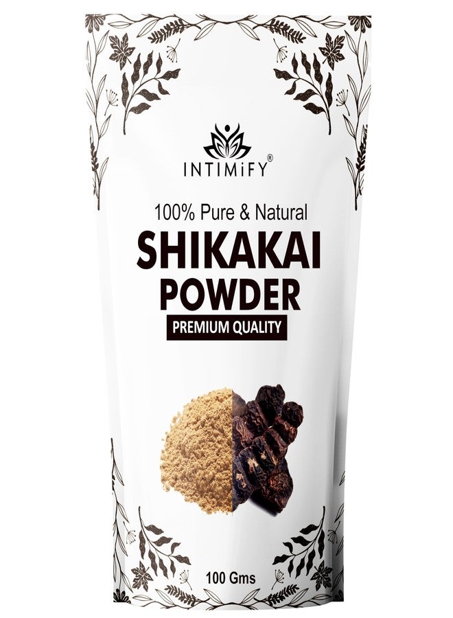 INTIMIFY مسحوق شيكاكاي من إنتيميفاي لنمو الشعر | يمكن استخدامه لعلاج قشرة الرأس، وللوجه، والعناية بالبشرة، والشامبو، وغسول الشعر 100 غرام (عبوة واحدة) - Image 1