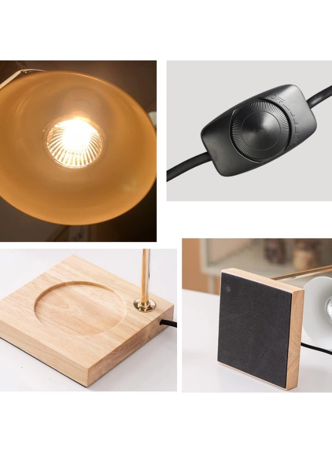Candle Warmer Lamp, Dimmable Electric Wax Melter with Black Shade & Wood Base, Compatible with Large Jar Candles - Image 2