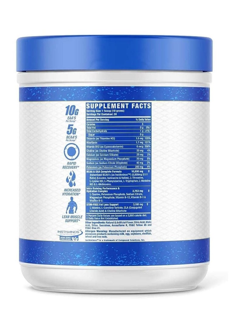 RONNIE COLEMAN Ronnie Coleman Amino-Tone EAAs Amino Acids Powder with BCAAs, Hydration Essential Amino Acids Post Workout Muscle Recovery, Cherry Limeade, 30 Servings  - Image 2