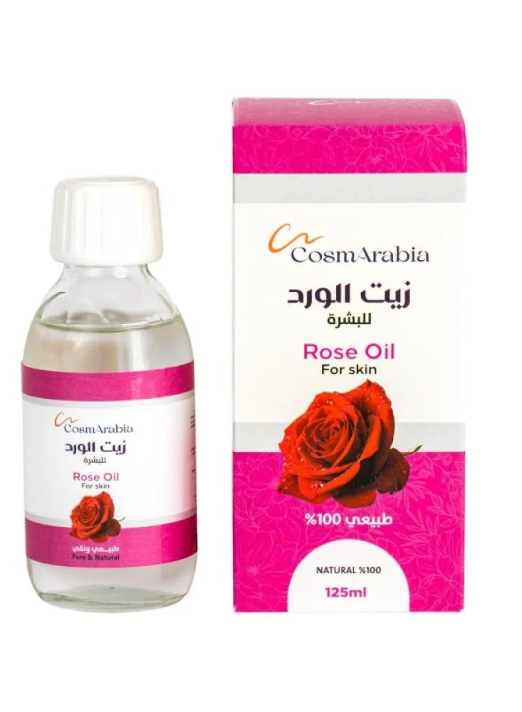 CosmArabia Rose Oil  For Skin  125 Ml - Image 1