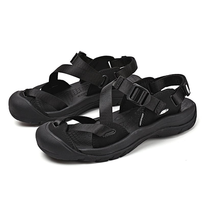 Summer Keen Outdoor Cohen Sports Beach Shoes Mountaineering Wading Webbing Velcro Wear-Resistant Non-Slip Sandals For Men And Women - Image 1