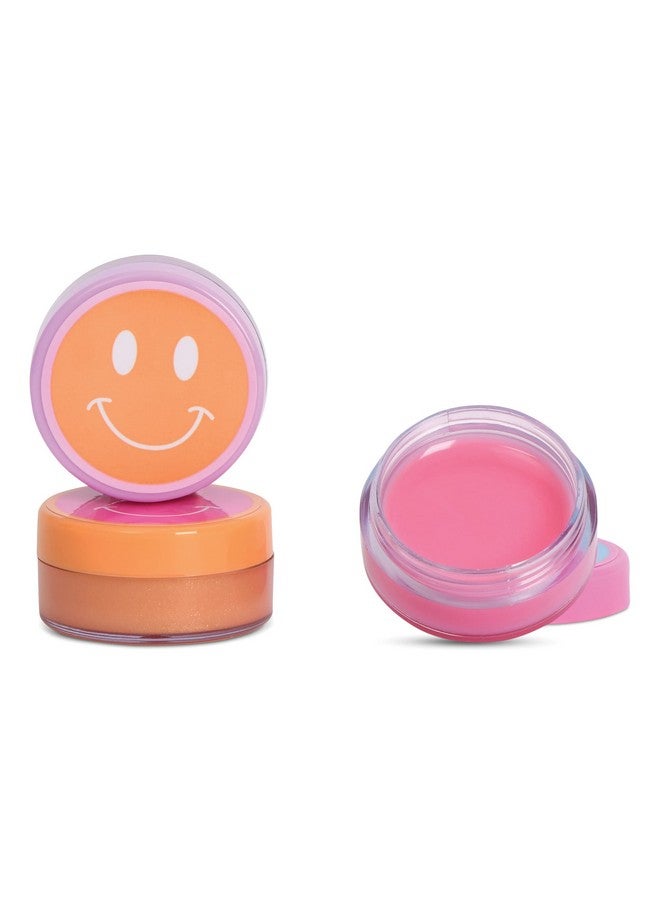 iscream Choose Happy Smiley Face Scented Classic Pot Style Set Of 3 Lip Balms - Image 2