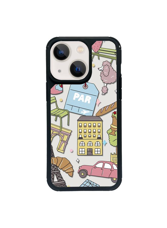 Zaboon Case For iPhone 13 mini Exclusive Design Style PC Full Coverage Pattern Phone Case - Image 1