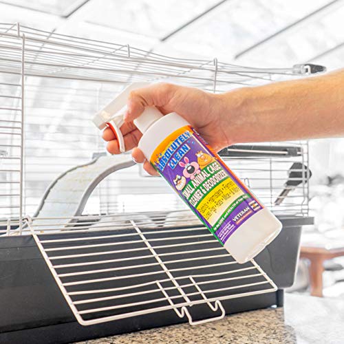 Absolutely Clean Amazing Small Animal Cage Cleaner, Just Spray/Wipe, Easily Removes Messes & Odors - Hamster Cages, Mice, Rat Cage, Guinea Pig Cage, Rabbit Cage, Ferret Cage, Dog Cage - USA Made - Image 4
