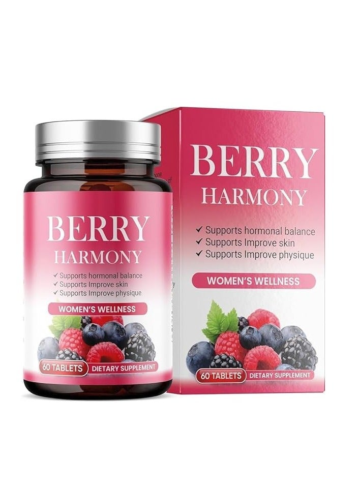Berry Harmony Women's Wellness Supplement - 60 Tablets