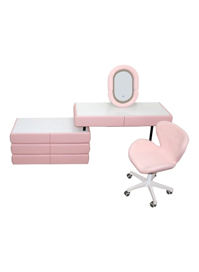 keke Multifunctional Makeup Vanity Dressing Table with Drawers and Chair 120 CM  - Image 5