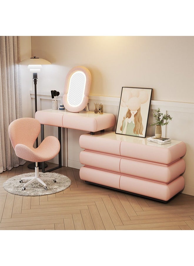 keke Multifunctional Makeup Vanity Dressing Table with Drawers and Chair 120 CM  - Image 1