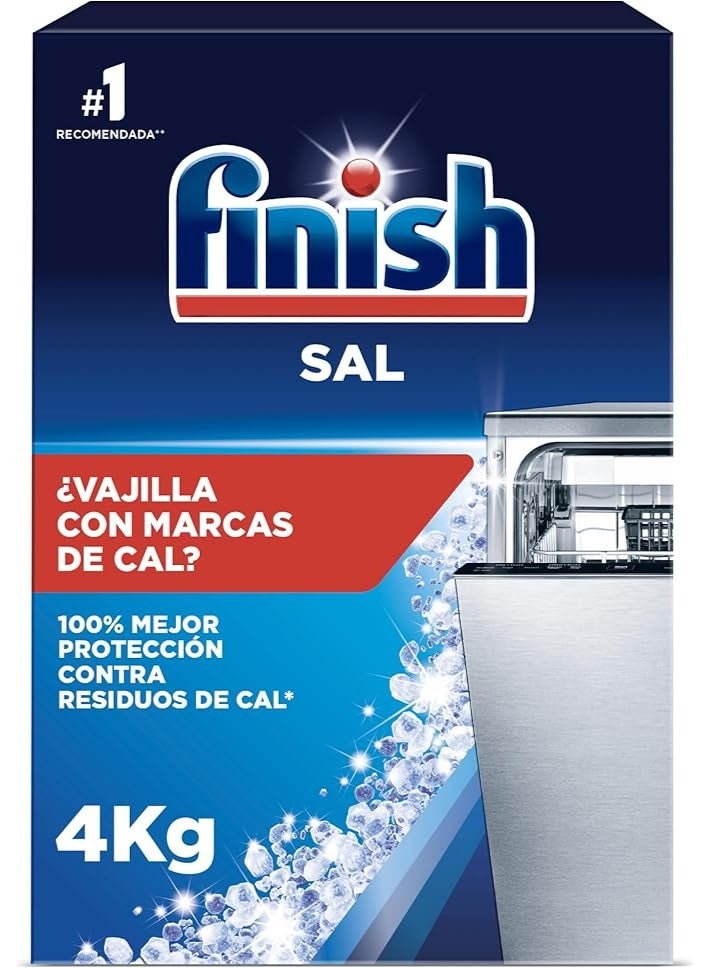 Finish Dishwasher Salt, 4 kg - Image 1