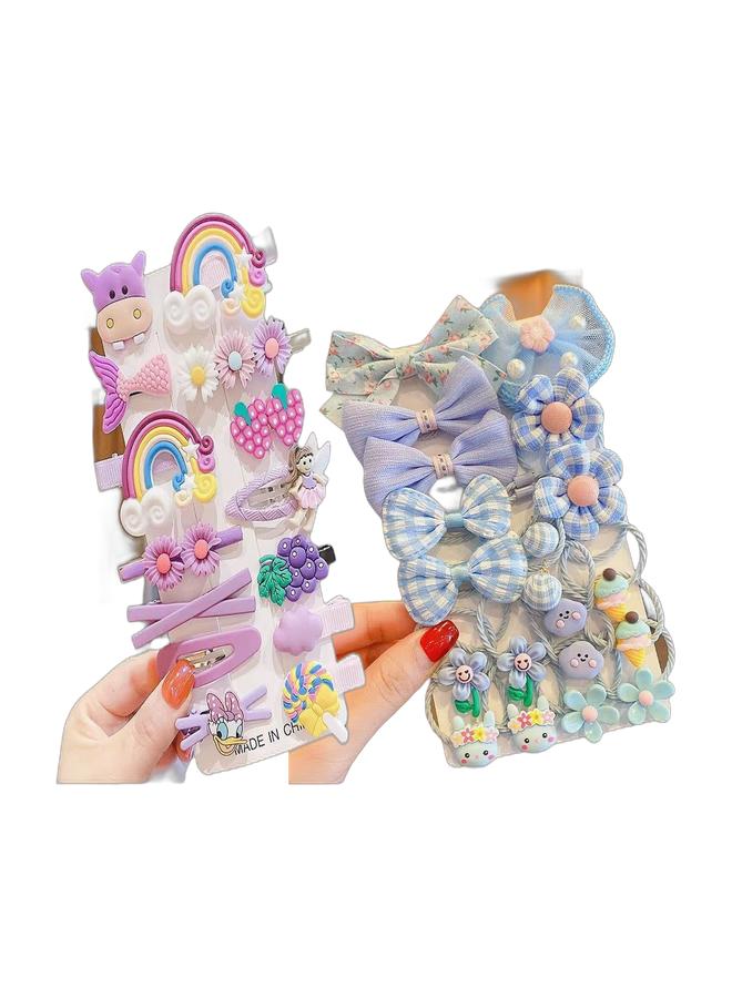 BELLA CIAO accessories girls hair clips set kids toddlers teens girls - Image 1