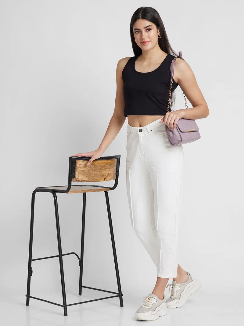 جلو باص Women Mid-Rise Boyfriend Fit Jeans