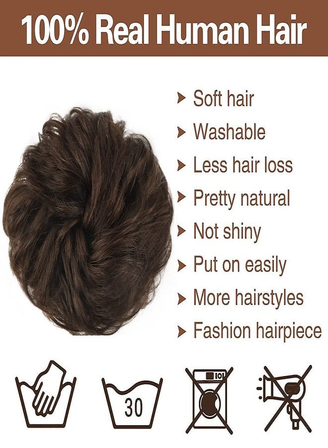 BeatStock 1 PCS Free Size Women's Curly Hair Bun Juda Rubber For Outing in Brown Color - Image 3
