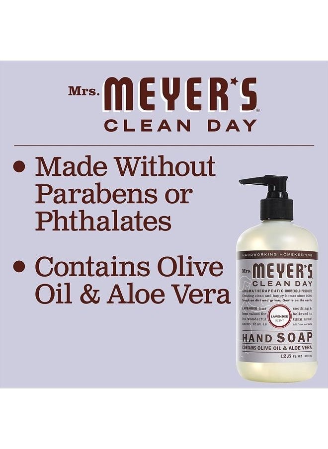 Mrs. Meyer's Clean Day - Mrs. Meyer's Hand Soap Refill, Made with Essential Oils, Biodegradable Formula, Lavender, 33 fl. oz - Image 1