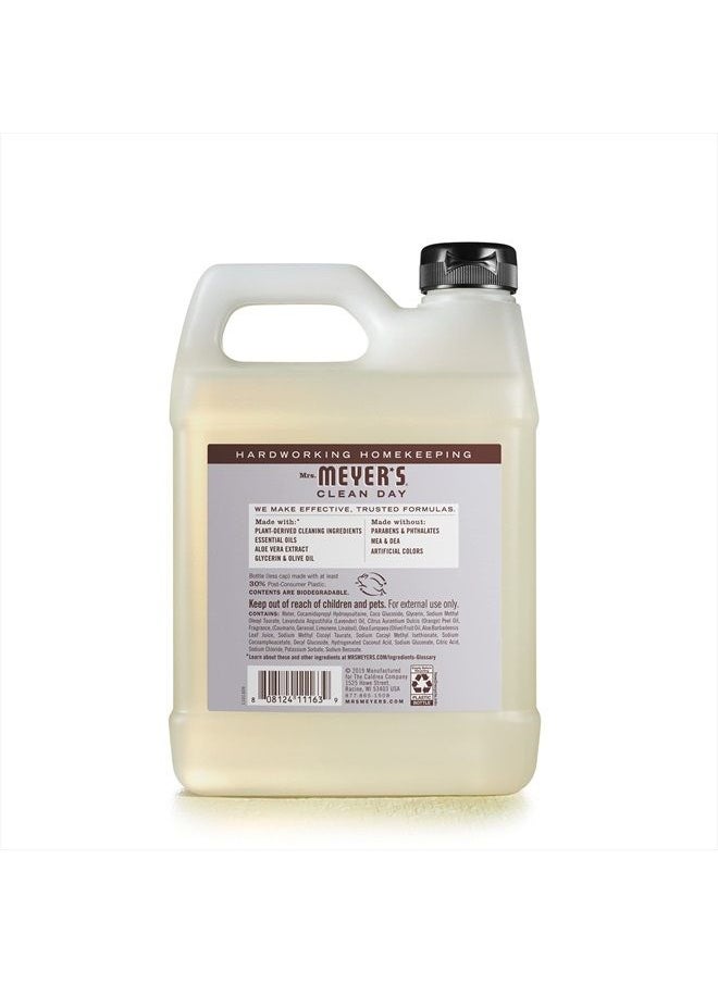 Mrs. Meyer's Clean Day - Mrs. Meyer's Hand Soap Refill, Made with Essential Oils, Biodegradable Formula, Lavender, 33 fl. oz - Image 1