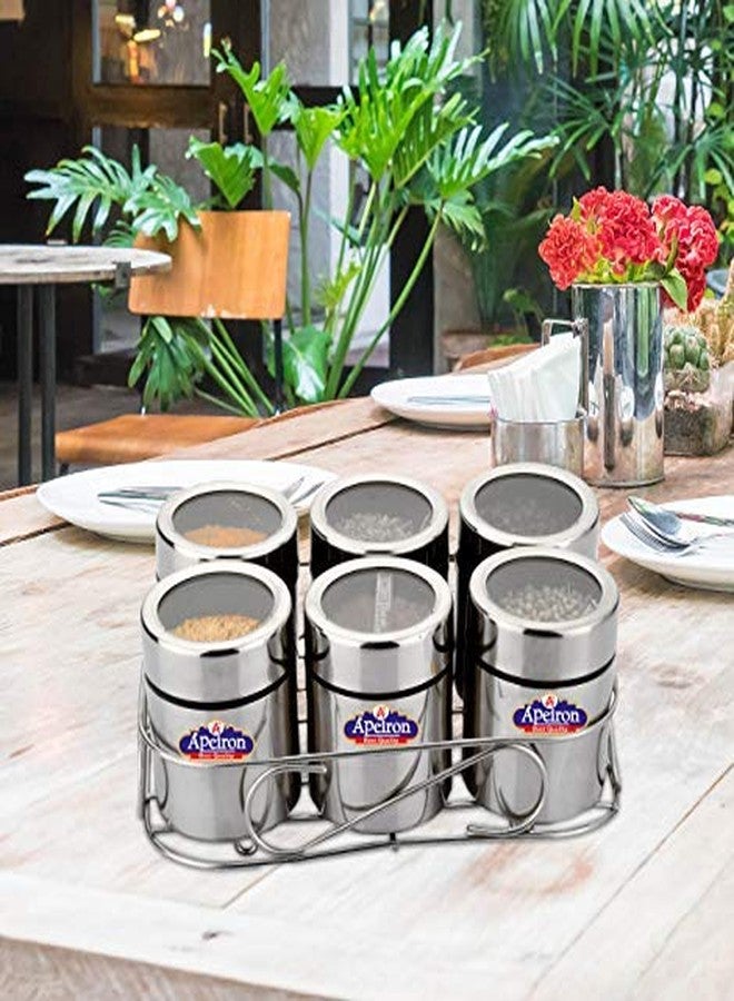 Apeiron Premium Spice Box and Masala Dabba - 6 Piece Set (Pack of 2) - Dry Fruit Container, Kitchen Storage Box - Image 3