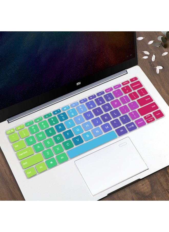 Generic - Suitable For Millet 13Redmi G Game This Red Rice 14 2022 Notebook Silicone Keyboard Protective Film-Color:TPU-Dimensions:J15 Millet 2018 15.6 Inch (with Number Keys) - Image 1