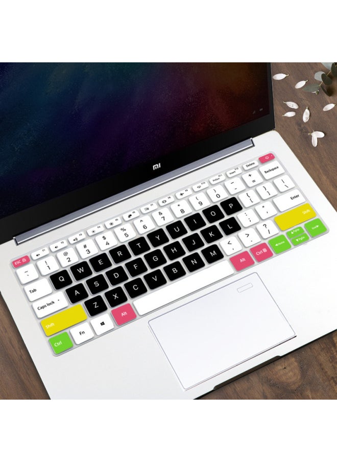 Generic - Suitable For Millet 13Redmi G Game This Red Rice 14 2022 Notebook Silicone Keyboard Protective Film-Color:TPU-Dimensions:J15 Millet 2018 15.6 Inch (with Number Keys) - Image 1