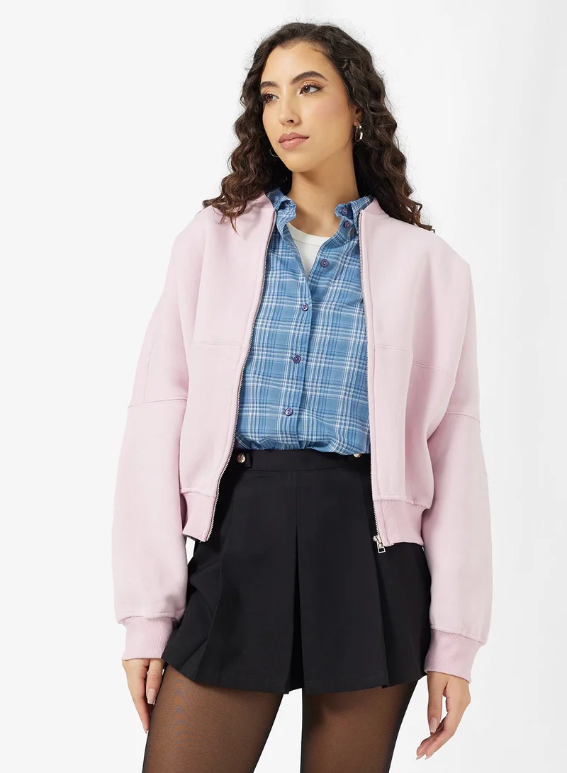 جينجر سترة بومبر بسحاب