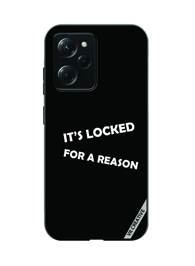 VR CREATIVE Protective Case Cover For Xioami Pcoo X5 Pro It's Locked For A Reason Design Multicolour - Image 1