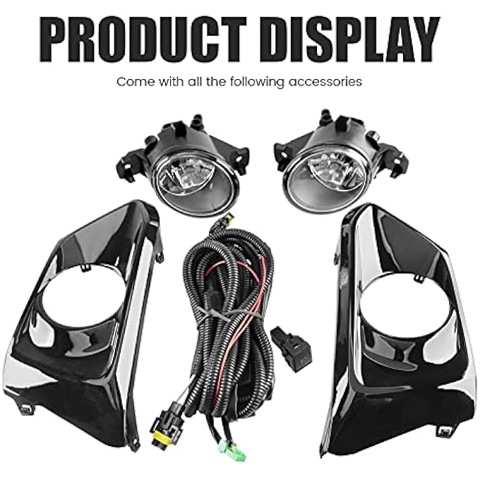 DLAA Fog Lights For Nissan AltimaTeana 2019 2020 2021 Front Fog Lamps Kit Car Styling Spot Light With Cables Clear Lens  1 Pair - Image 3