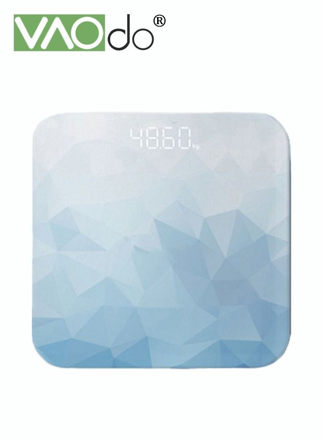 VAOdo High-precision Bathroom Scale Hidden LED Display Super Load-bearing Tempered Glass More Accurate Weighing With Sensitive Sensors Usb Interface Charging Weighing Scale - Image 1